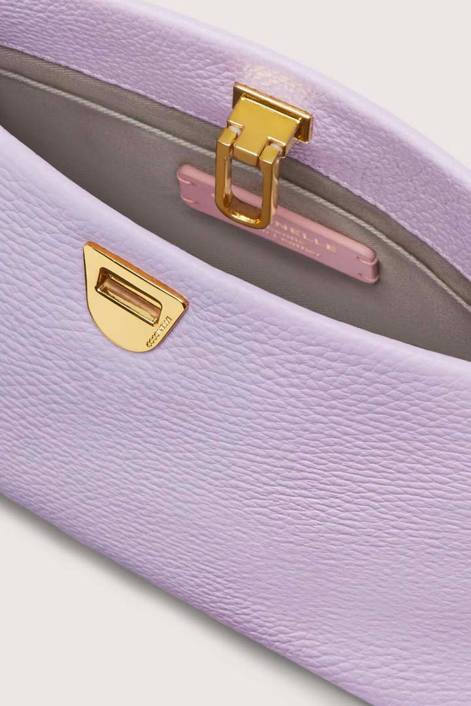 Coccinelle Beat Grained Leather Clutch Bag