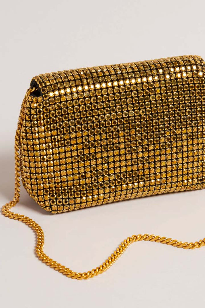 Ted Baker Accessories Gliters Crystal Mini Clutch Bag