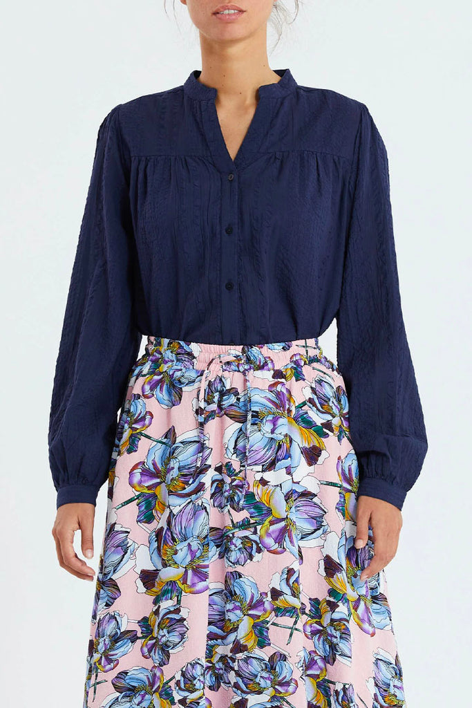 Lollys laundry Elif Shirt Navy
