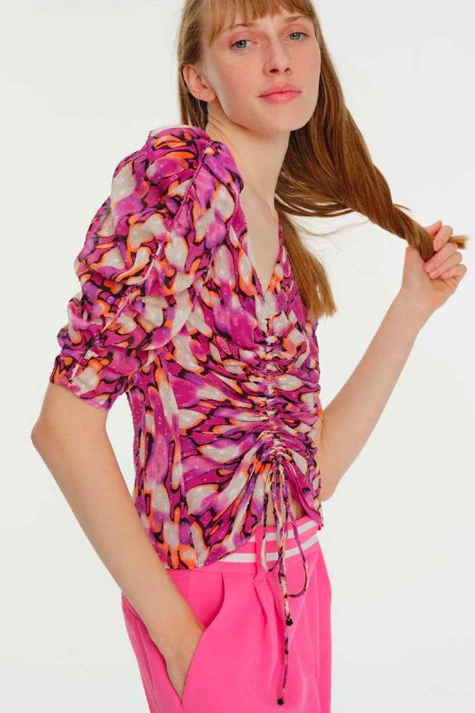 Exquise Kate Print Top