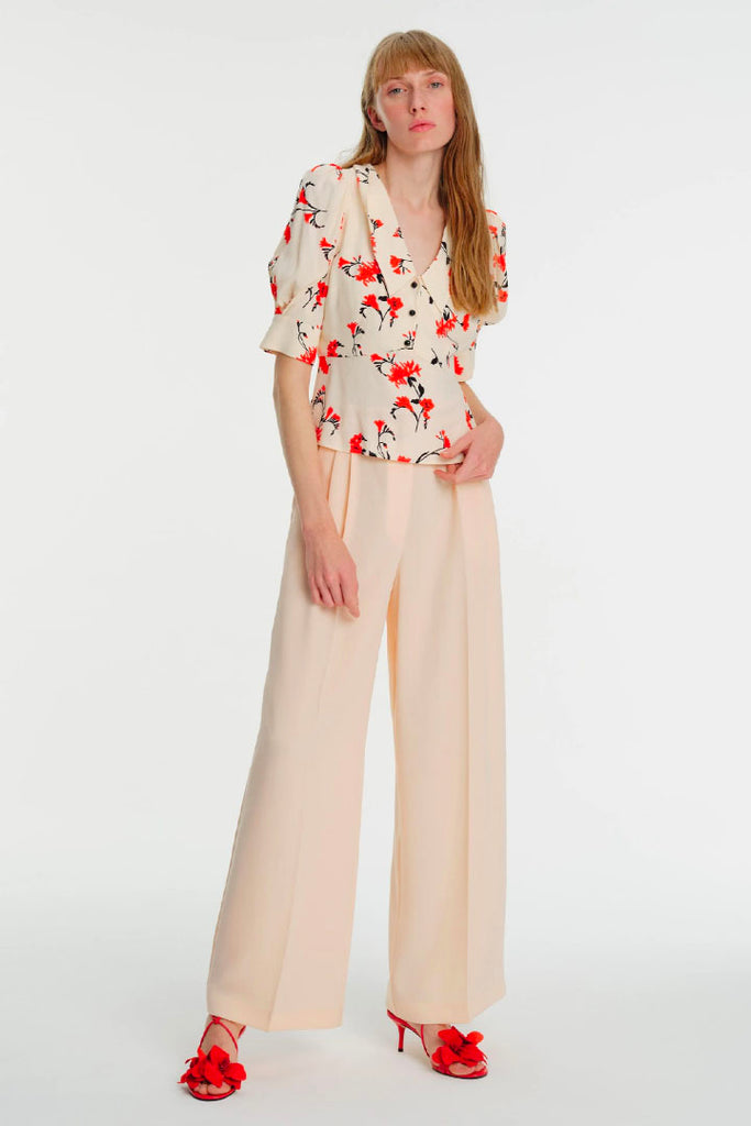Exquise Poppy Blouse White