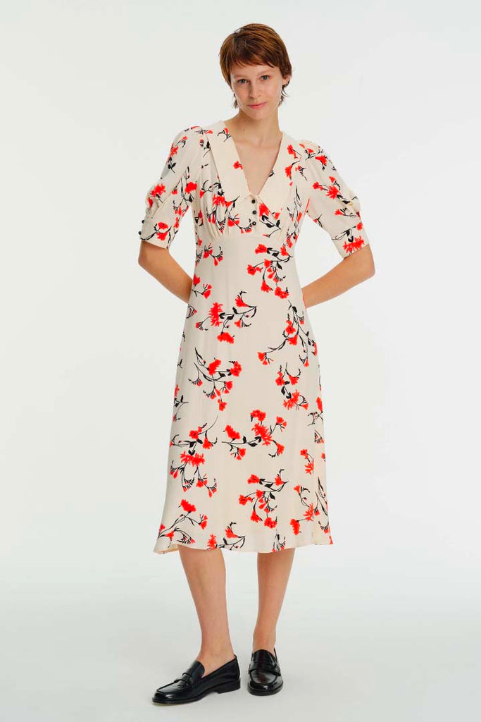 Exquise Poppy Dress White
