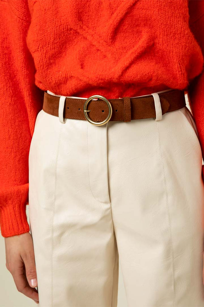 Frnch Jenny Suede Belt