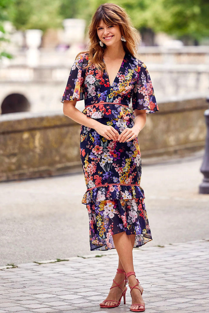 Hope & Ivy Frima Dress Navy