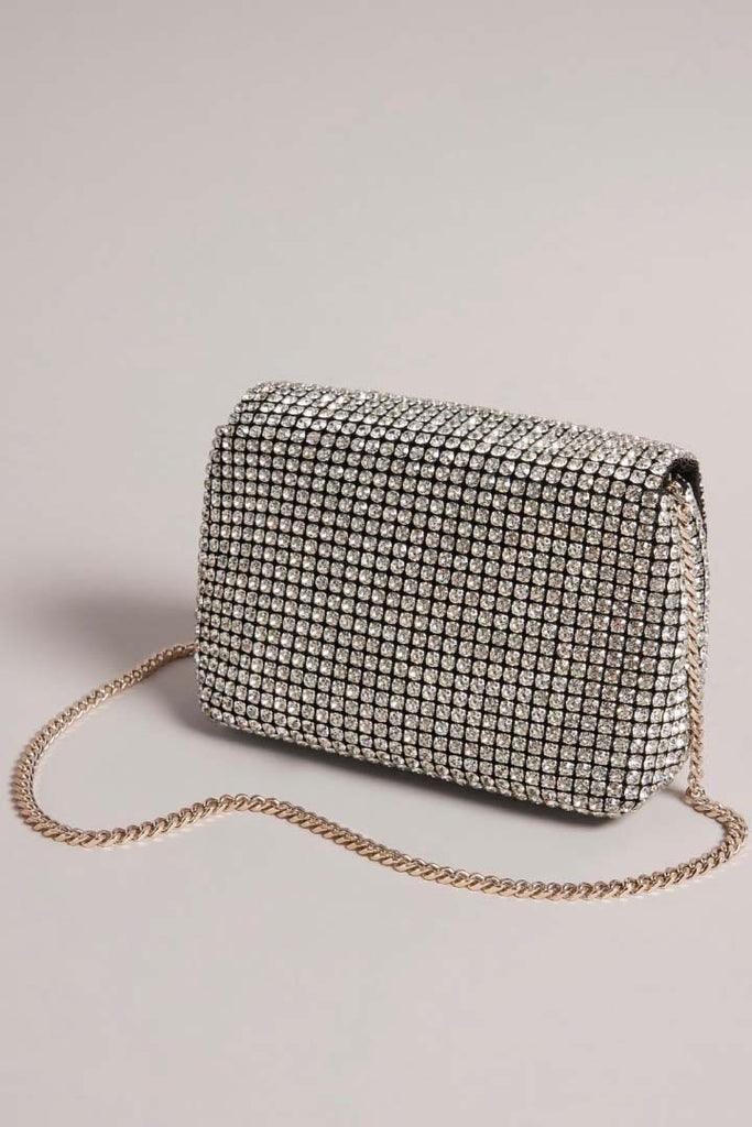 Ted Baker Accessories Gliters Crystal Mini Clutch Bag
