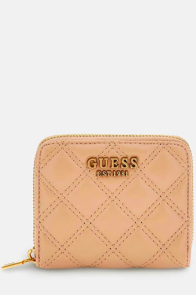 Guess Accessories Guilly Small Zip Purse Beige OS