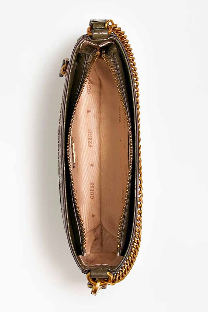 Guess Accessories Katey Python Print Shoulder Bag