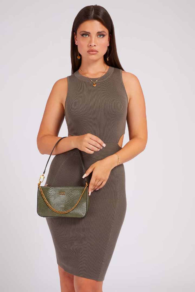 Guess Accessories Katey Python Print Shoulder Bag