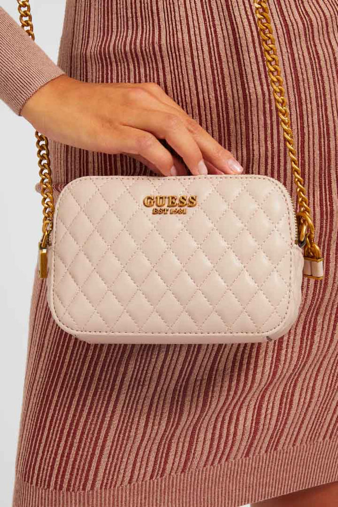 Guess Accessories Maila Quilted Mini Crossbody Bag