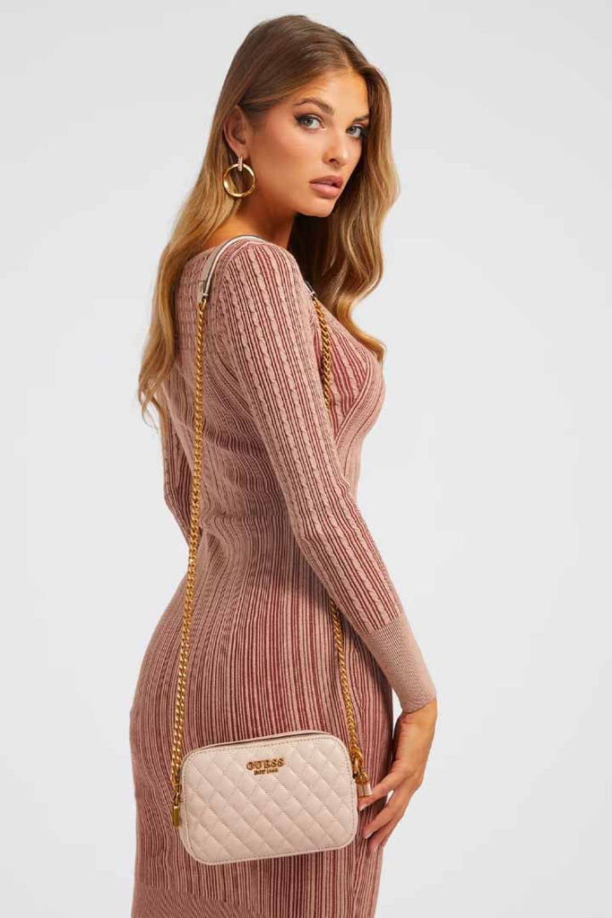 Guess Accessories Maila Quilted Mini Crossbody Bag