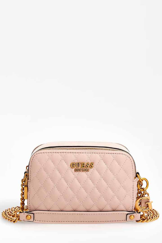 Guess Accessories Maila Quilted Mini Crossbody Bag Light Pink OS