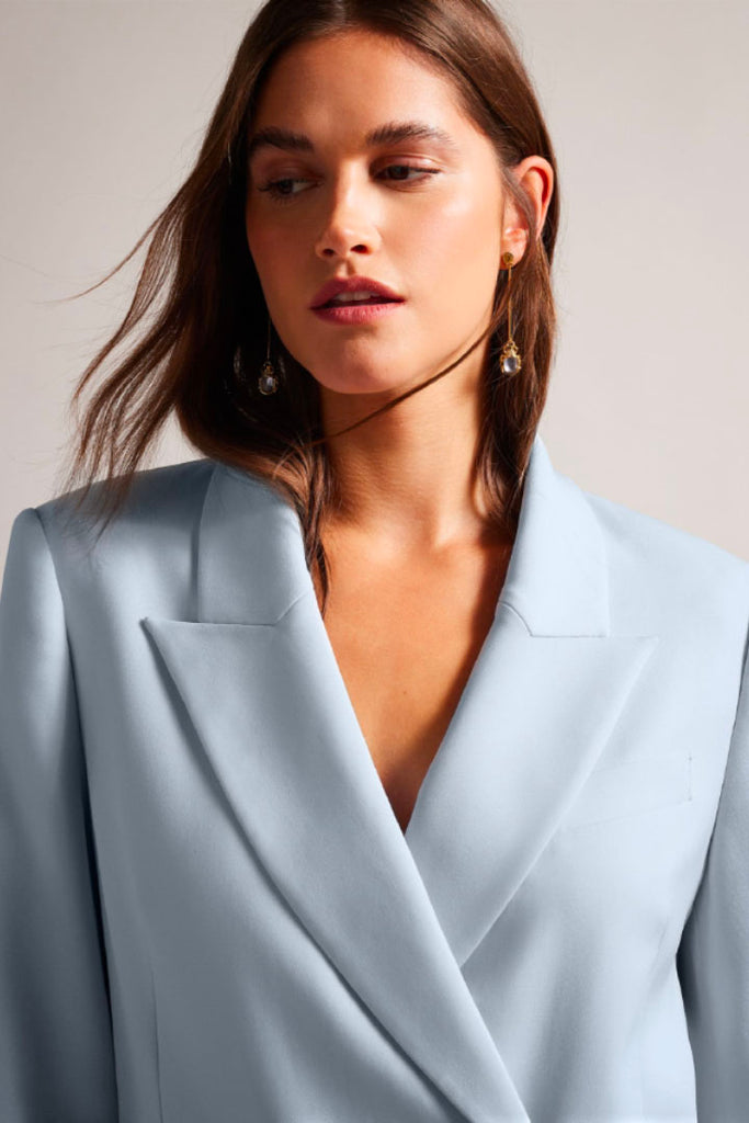 Ted Baker Clothing Hildia Long Line Double Breasted Jacket