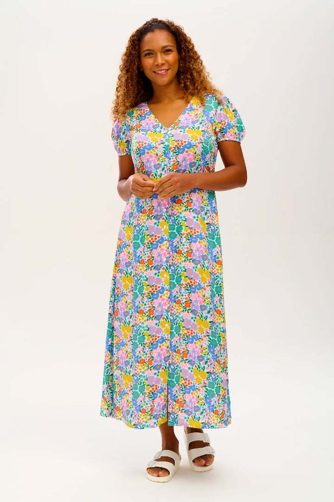Sugarhill Irene V-Neck Maxi Dress