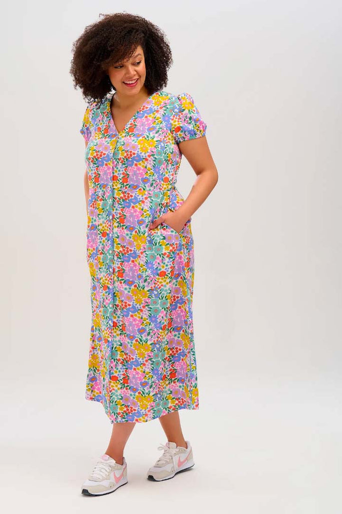 Sugarhill Irene V-Neck Maxi Dress Multi