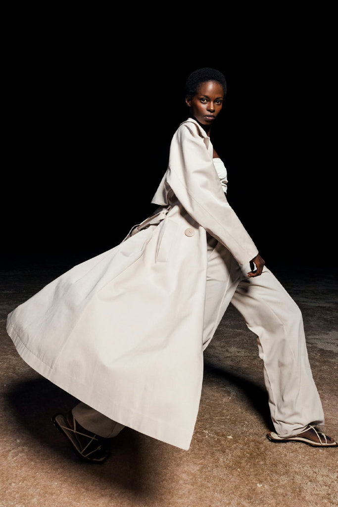 Kameya Stone Mac / Trench Coat Stone