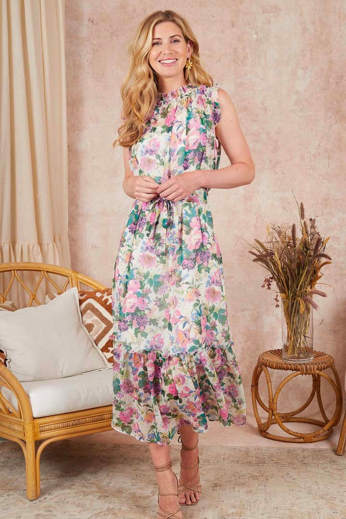 Hope & Ivy Kestra Dress Pink