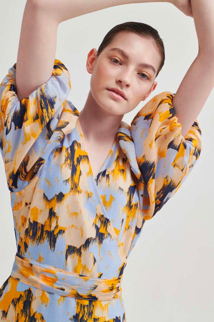 SECOND FEMALE Marigold Wrap Dress