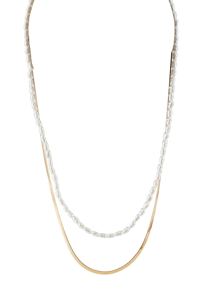 Pieces Neltunu Combi Necklace Gold OS