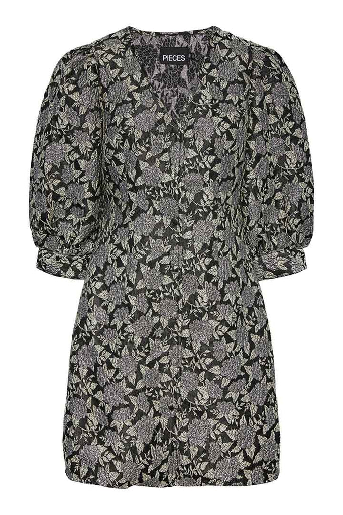 Pieces Mercy Long Sleeve Dress V-Neck
