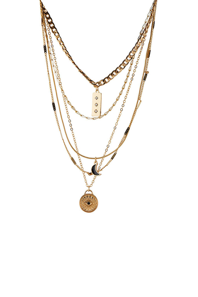 Pieces Nilla Combi Necklace Gold OS
