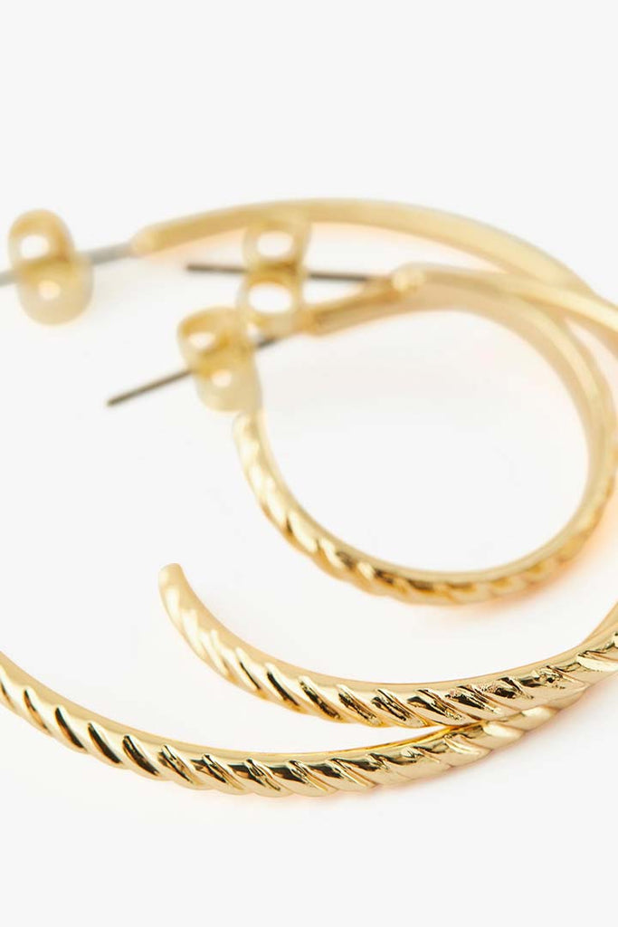 Pieces Viomma Hoop Earrings