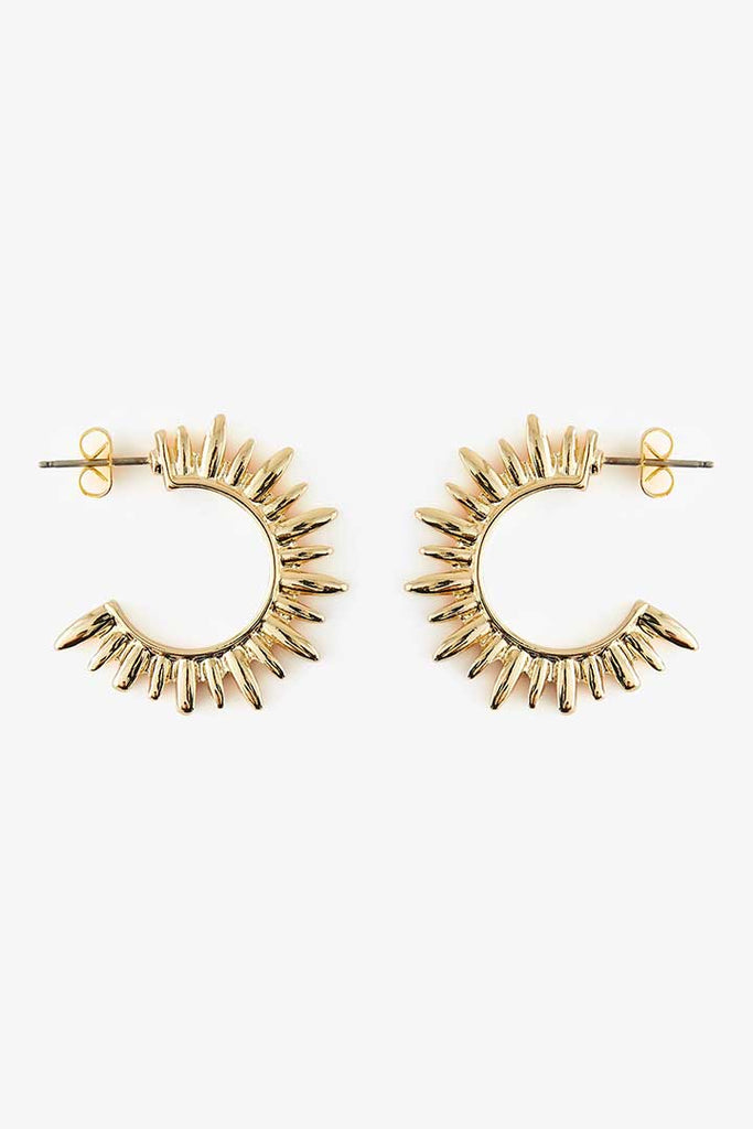 Pieces Vike Hoop Earrings gold OS