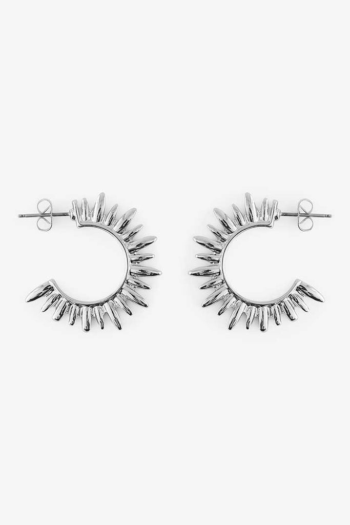 Pieces Vike Hoop Earrings silver OS