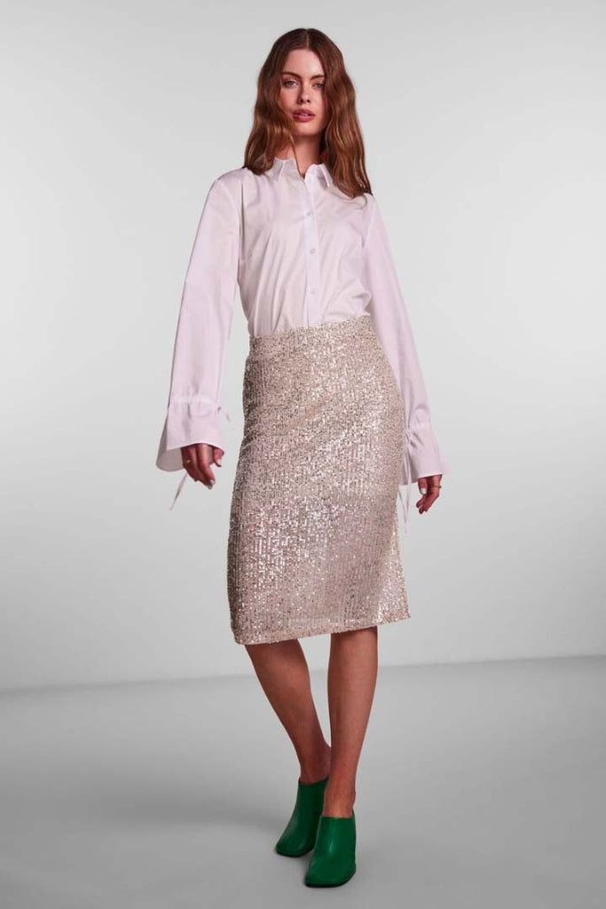 Pieces Delphia Highwaist Pencil Skirt
