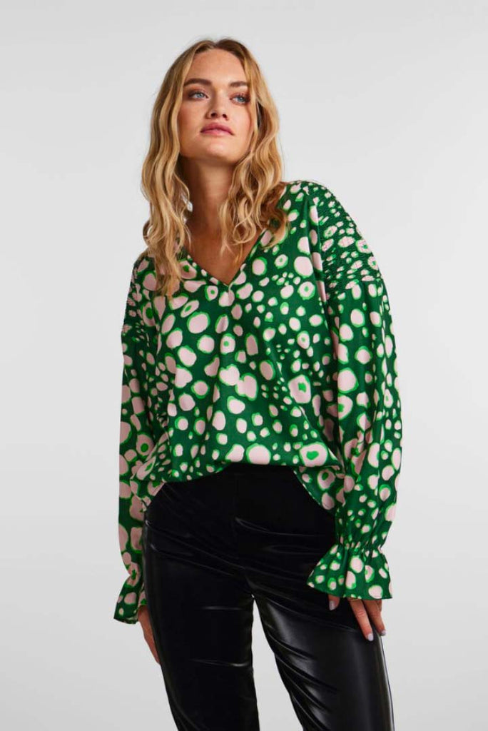 Pieces Nelly Top Green