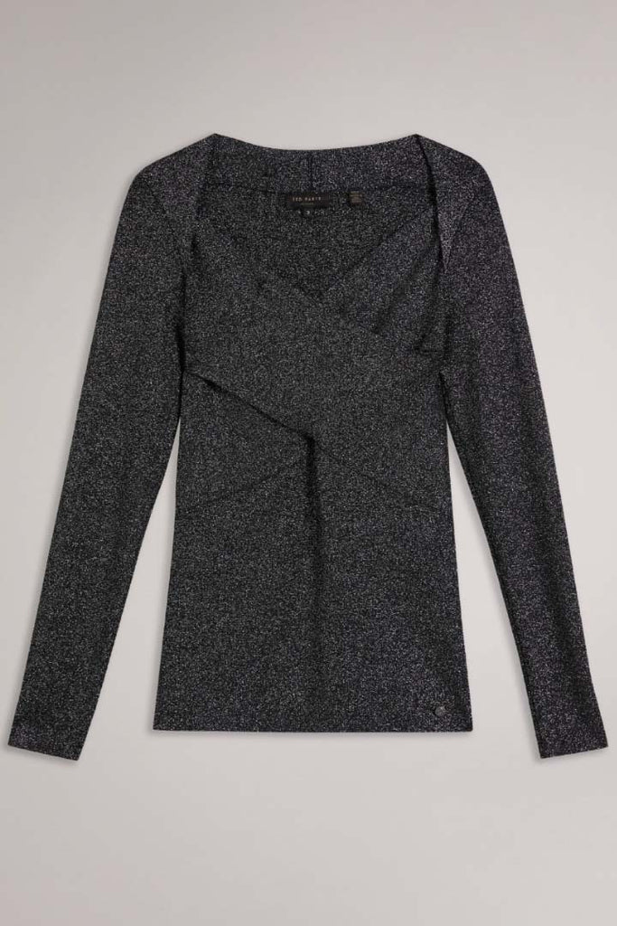 Ted Baker Clothing Eloisy Slim Fit Crossover Knit Top