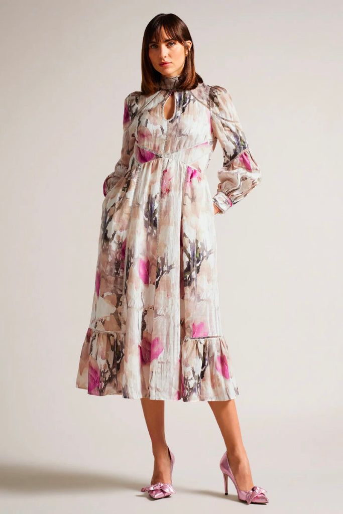 Ted Baker Clothing Freisya Lace Tape Cut-Out Dress