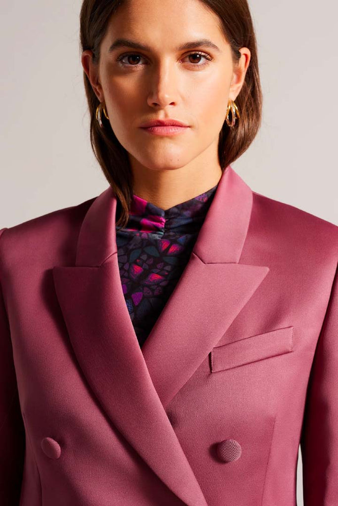 Ted Baker Clothing Seraph Double Breasted Satin Boyfriend Blazer