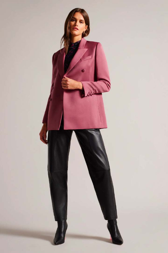 Ted Baker Clothing Seraph Double Breasted Satin Boyfriend Blazer