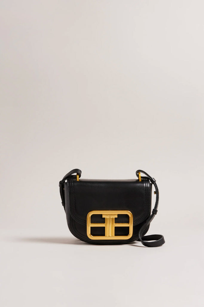 Ted Baker Accessories Tiki Leather Saddle Bag Black OS