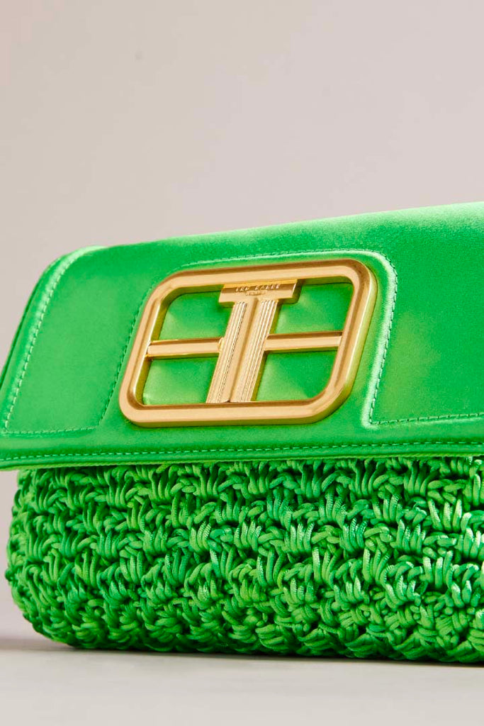 Ted Baker Accessories Tikyra Satin Crochet Cross Body Bag