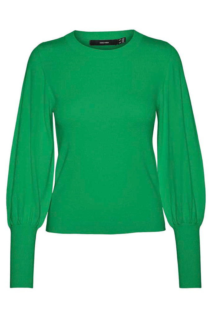 Vero Moda Hollykaris Puff Jumper Green
