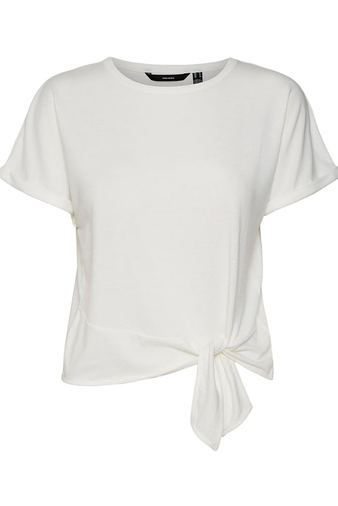 Vero Moda Marijune Knot Top White