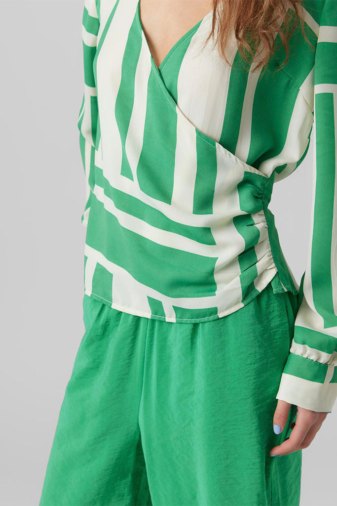 Vero Moda Brita Rouching Midi Top