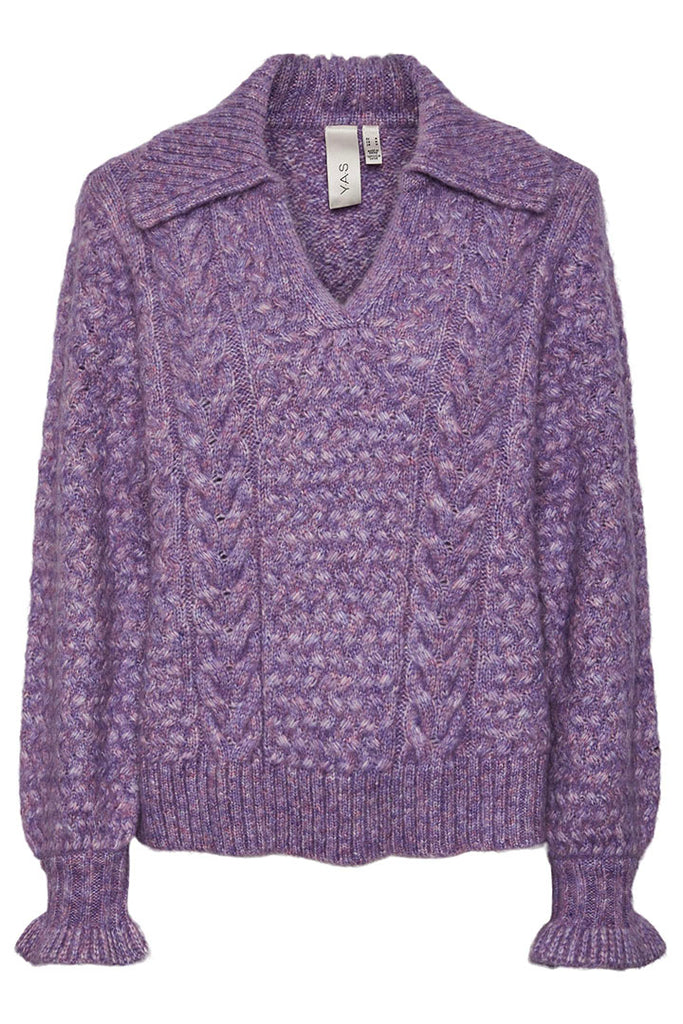 YAS Cros Knit Jumper