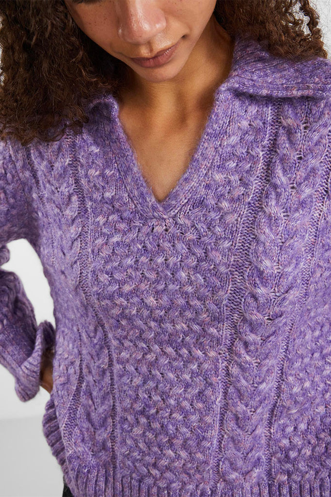 YAS Cros Knit Jumper