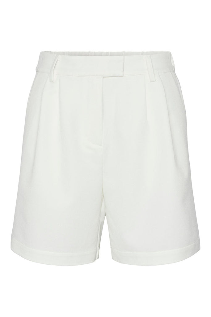 YAS Sorah High Waist Shorts White