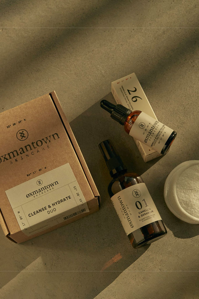 Øxmantown Cleanse and Hydrate Duo Facial Kit